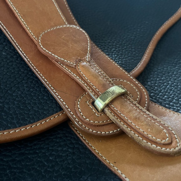 Vintage Dooney & Bourke All Weather Pebbled Leather Briefcase Messenger Bag - Picture 10 of 10